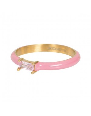 PIERŚCIONEK FAME GLOSSY PINK F06617-01/15