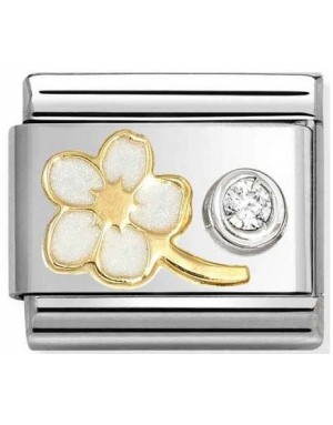 NOMINATION COMPOSABLE GOLD 18K & SILVER 630302 10