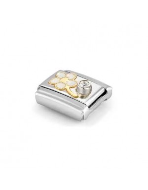 NOMINATION COMPOSABLE GOLD 18K & SILVER 630302 10