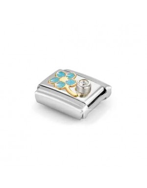 NOMINATION COMPOSABLE GOLD 18K & SILVER 630302 09