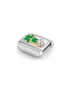 NOMINATION COMPOSABLE GOLD 18K & SILVER 630302 12