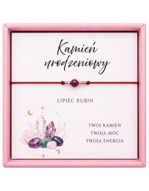BRANSOLETKA KAMIEŃ URODZENIOWY JM014/07