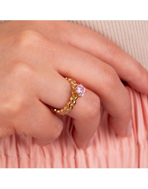 OCZKO WYMIENNE TWISTED Glint TMF1SS Diamond Light Pink