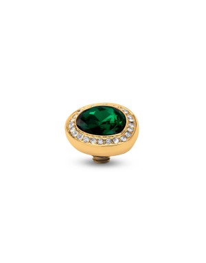 OCZKO WYMIENNE TWISTED Droplet CZ TME7G Majestic Green