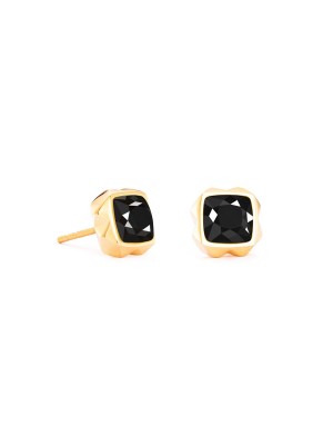 KOLCZYKI Spikes Square Onyx 1200/21-1316