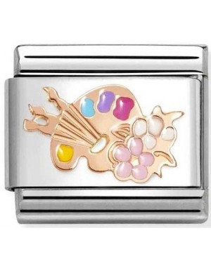 NOMINATION COMPOSABLE ROSE GOLD 9K 430202/30