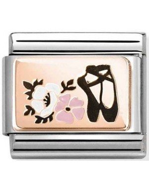 NOMINATION COMPOSABLE ROSE GOLD 9K 430204/05